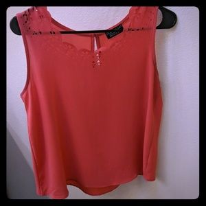 Pink Papermoon Sleeveless Blouse Small